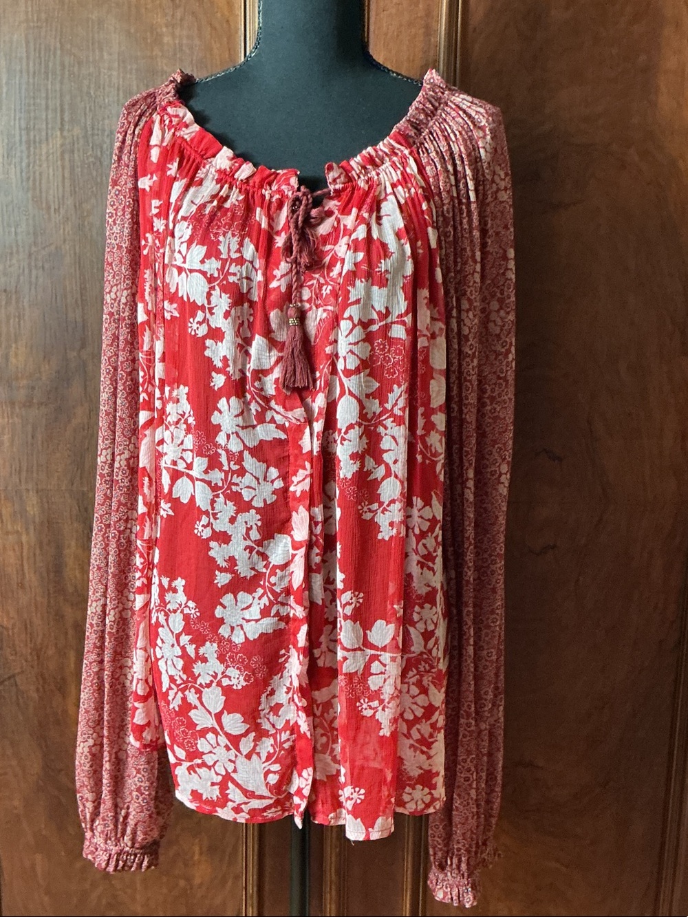 Free People Red Top NWT